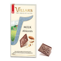 【アウトレット】ヴィラーズ ミルクチョコレート アーモンド スイス産 1個（100g）