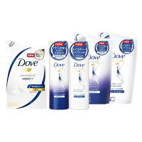 ダヴ（Dove）モイスチャーケア　ヘアケアお試しポンプペア＋詰め替え＋ボディソープ詰め替え付