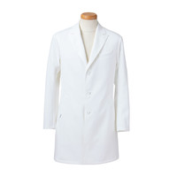 ヤギコーポレーション リゼルヴァ 医療白衣 長袖ドクタージャケット メンズ R2490 ホワイト S 1枚（取寄品）
