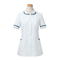 ヤギコーポレーション リゼルヴァ 医療白衣 半袖ナースジャケット レディス R8440 ネイビー S 1枚（取寄品）