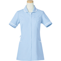 ヤギコーポレーション リゼルヴァ 医療白衣 半袖ナースジャケット レディス R8641 ブルー S 1枚（取寄品）