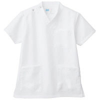 自重堂 男女兼用スクラブ WH11485B ホワイト 3L 医療白衣 1枚（取寄品）