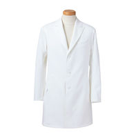 ヤギコーポレーション リゼルヴァ 医療白衣 長袖ドクタージャケット メンズ R2490 ホワイト L 1枚（取寄品）