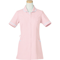 ヤギコーポレーション リゼルヴァ 医療白衣 半袖ナースジャケット レディス R8641 ピンク S 1枚（取寄品）