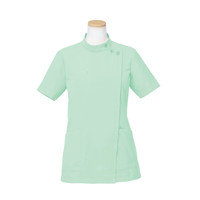 ヤギコーポレーション リゼルヴァ 医療白衣 半袖ケーシージャケット レディス R8746 グリーン S 1枚（取寄品）