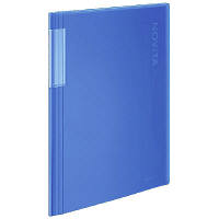 コクヨ　クリヤーブック＜ノビータ＞　クリアカラー　40ポケット　青　ラ-N40B　1冊