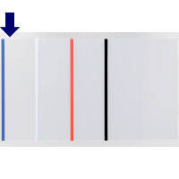 【アウトレット】アスクル レール式クリアホルダー A4タテ 10枚とじ 10冊 ブルー