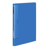 コクヨ　クリヤーブック（ウェーブカット・固定式）　B4タテ40ポケット　青　ブルー　ラ-T574B　8冊