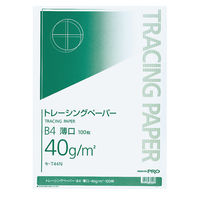 コクヨ ナチュラルトレーシングペーパー薄口B4 40g平米 セ-T44N 1セット（300枚：100枚入×3パック）