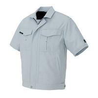 アイトス 半袖ブルゾン AZ1632-003 シルバーグレー L　（直送品）