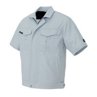 アイトス 半袖ブルゾン AZ1632-003 シルバーグレー LL　（直送品）