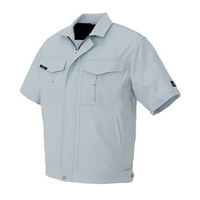 アイトス 半袖ブルゾン AZ1632-003 シルバーグレー 6L　（直送品）