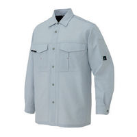 アイトス　長袖シャツ　シルバーグレー