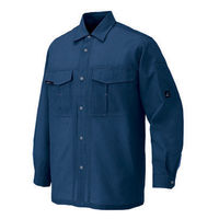 アイトス　長袖シャツ　ネイビー