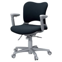 ガラージ　ＯＣシリーズ　オフィスチェア　ローバック　ウレタンキャスター　アジャスト肘付　ブラック　418105　1脚　（直送品）