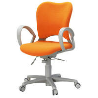 ガラージ　ＯＣシリーズ　オフィスチェア　ハイバック　ウレタンキャスター　ループ肘付　オレンジ　418304　1脚　（直送品）