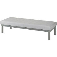 東洋工芸　MCロビーベンチ　背無　幅1500mm　ライトグレー　MC-150NE（T8)　（取寄品）