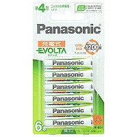 パナソニック　充電式EVOLTA　単4形　HHR-4MRS/6B　1パック（6本入）