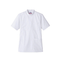 医療白衣 プリマヴェール 男性用ケーシー MR-520 半袖 ホワイト S 1枚 サーヴォ（旧サンペックスイスト）（取寄品）