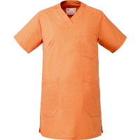ミズノ ユナイト 医療白衣 マタニティスクラブ MZ0124 オレンジペッパー M 1枚（取寄品）