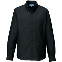 KAZEN（カゼン） メンズシャツ長袖 ブラック LL 610-05 1着（直送品）