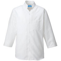 KAZEN（カゼン） シャツ七分袖（男女兼用） ホワイト SS 626-10 1着（直送品）