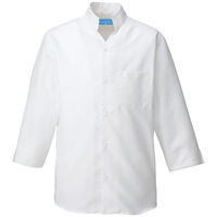 KAZEN シャツ七分袖 ホワイト L 626-10 1着