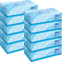 ティッシュペーパー　保湿　180組（5箱入）　1セット（2パック）　クリネックスティシューアクアヴェール（イチオシ）