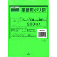 トラスコ中山（TRUSCO） TRUSCO 小型ポリ袋 縦400X横300Xt0.05 緑 （200枚入） A-3040G 362-0808（直送品）