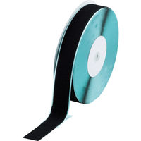 トラスコ中山 TRUSCO マジックテープ[[R下]] 糊付A側 幅50mmX長さ25m 黒 TMAN-5025-BK 1巻（直送品）