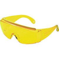 トラスコ中山 TRUSCO 一眼型セーフティグラス 上ひさしサイド付 黄 GS-180N Y 1個 171-4082（直送品）