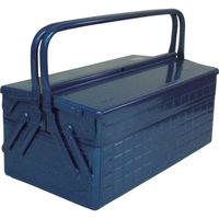 トラスコ中山 ２段式工具箱　４１２Ｘ２２０Ｘ２８９　ブルー GL-410-B 1個 121-3547