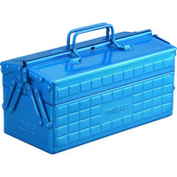 トラスコ中山 ２段工具箱　３５０Ｘ１６０Ｘ２１５　ブルー ST-350-B 1個 120-1123