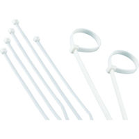 トラスコ中山 TRUSCO ナイロン結束バンド 標準・屋内用 292mm 白 TRJ300 1セット（100本入）