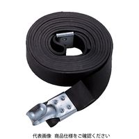トラスコ中山 TRUSCO ゴムロープ金具付 幅20mmX長さ2.5m 1Pk(袋)=10本入 GR-2025K 1パック(10本)（直送品）