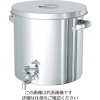 日東金属工業 日東 ステンレスタンク ストレート貯蔵用タンク(蛇口付) 20L ST-W-30 1個 360-5311（直送品）