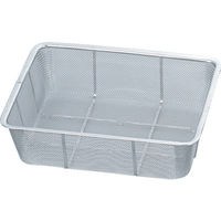 スギコ産業 スギコ ステンレス深型アミバット 8枚取手付 470×295×100 SFA-8 1個 279-3164（直送品）