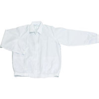 ブラストン ジャケット(衿付)ー白ーS BSC-41001-W-S 1着 325-4852（直送品）