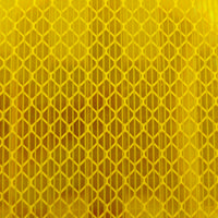 トラスコ中山 TRUSCO 高輝度反射シート カプセルレンズ型 227mmX227mm 黄 HS-2222C Y 1シート(1枚)（直送品）