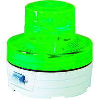 日動工業 日動 電池式LED回転灯ニコUFO 常時点灯タイプ 緑 NU-AG 1個 368-6493（直送品）