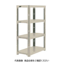 トラスコ中山（TRUSCO） TRUSCO プラ棚 高さ1371-4段タイプ コーナーキャップ4個付 TPT-5344C 1個 344-9653（直送品）