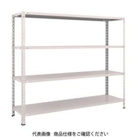 TRUSCO スチールラック 軽量棚 中棚ボルトレス型1800X450X1500 4段 ネオグレー L56X-14 NG 1台(1個)（直送品）