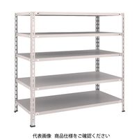 TRUSCO スチールラック 軽量棚 中棚ボルトレス型1200X600X1200 5段 ネオグレー L44W-15 NG 1台(1個)（直送品）