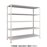 TRUSCO スチールラック 軽量棚 中棚ボルトレス型1800X600X1800 5段 ネオグレー L66W-15 NG 1台(1個)（直送品）