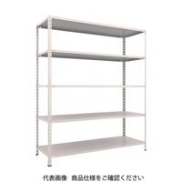 TRUSCO スチールラック 軽量棚 中棚ボルトレス型1800X600X2100 5段 ネオグレー L76W-15 NG 1台(1個)（直送品）