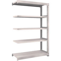 TRUSCO スチールラック M5型中量棚 1200×471×H1800 5段 連結 ネオグレー M5-6455B NG 1台(1個)（直送品）