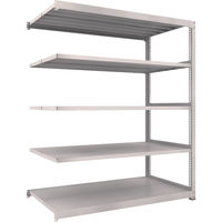 TRUSCO スチールラック M3型中量棚 1800X921XH2100 5段 連結 ネオグレー M3-7695B NG 1台(1個)（直送品）
