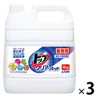 トップクリアリキッド 業務用4kg（注ぎ口ノズル付） 1箱（3個入 