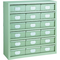 トラスコ中山 TRUSCO K型引出しユニット 854X890 Vー2X18個 ネオグレー K-66W NG 1台 512-3593（直送品）