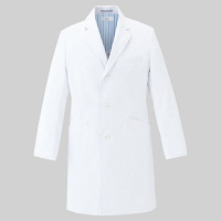 ミズノ ユナイト ドクターコート〔男〕 MZ0139 ホワイト 3L 医療白衣 1枚（取寄品）